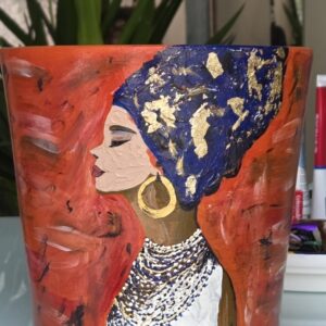 vrouw met een tulband